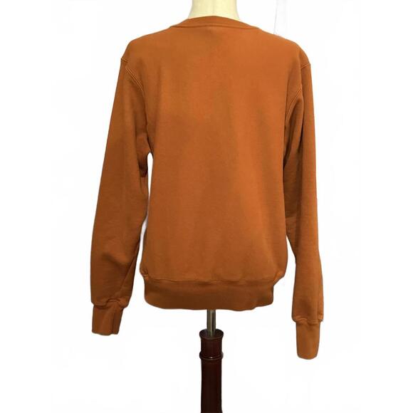 Champion Orange Longhorn Logo Sweatshirt Women’s Small - Picture 2 of 5